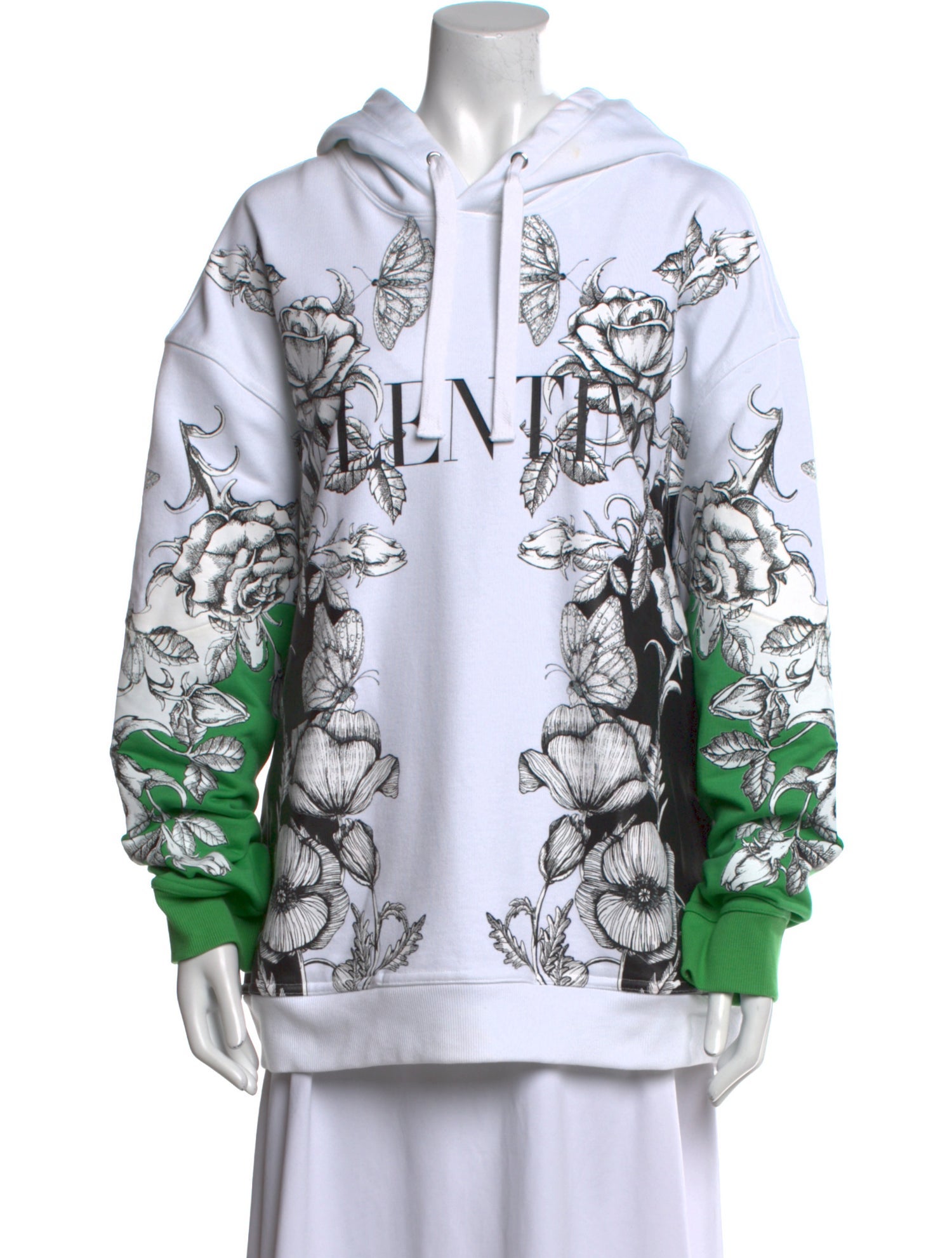 Valentino Printed V-Neck Sweater