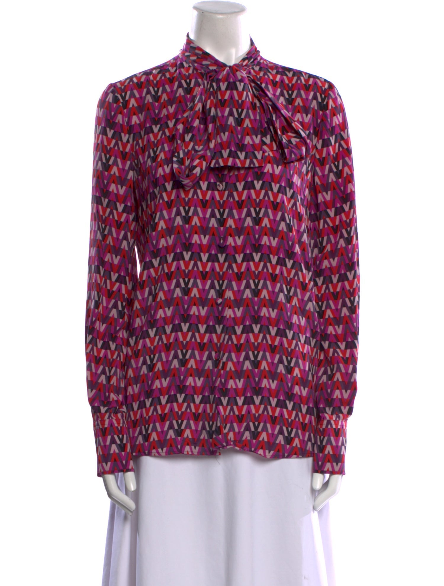 Valentino Silk Printed Blouse