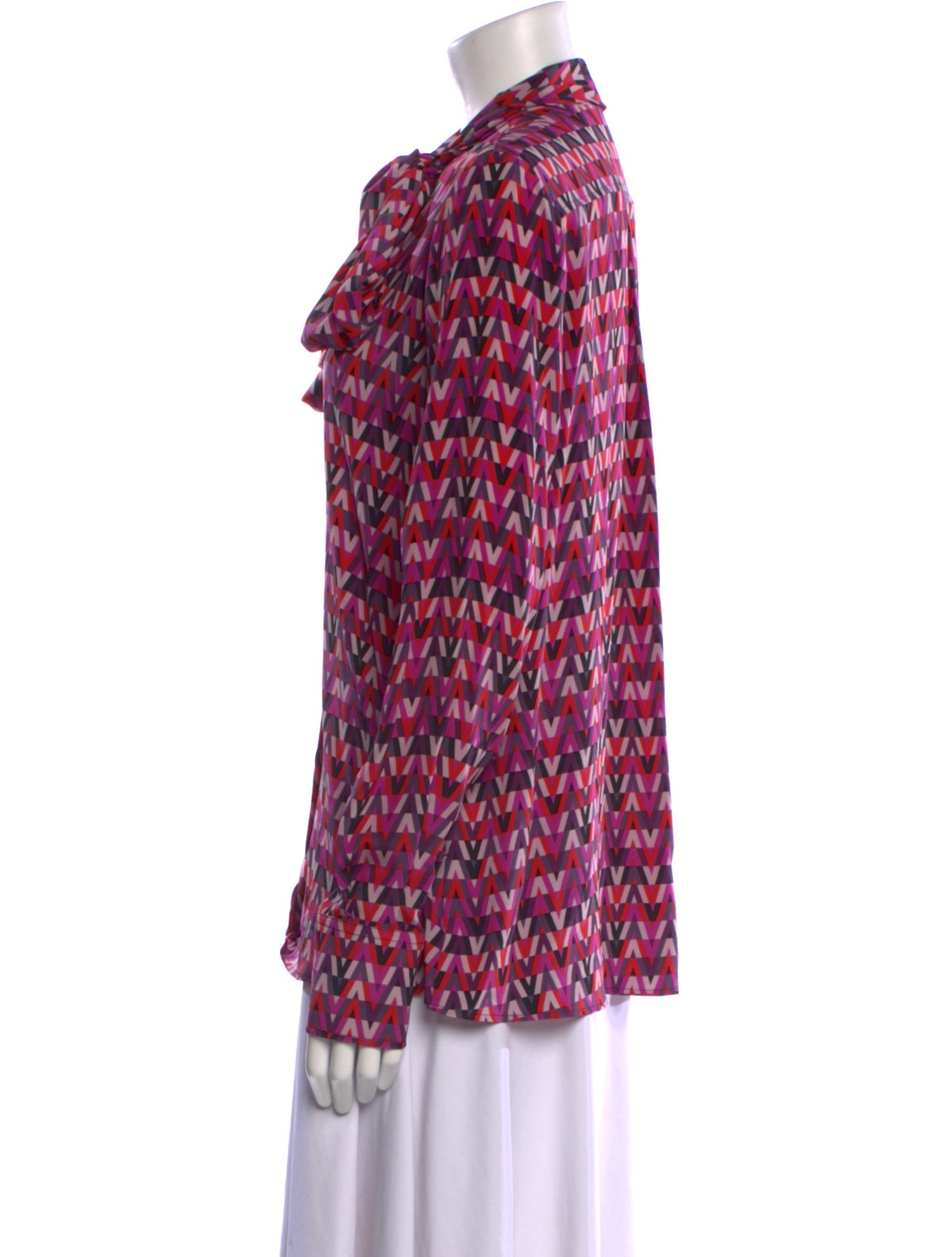 Valentino Silk Printed Blouse