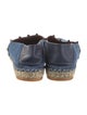 Valentino Rockstud Accents Denim Espadrilles
