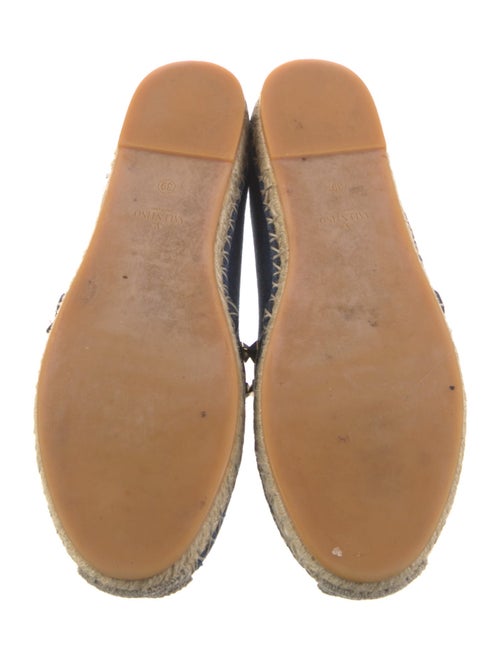 Valentino Rockstud Accents Denim Espadrilles