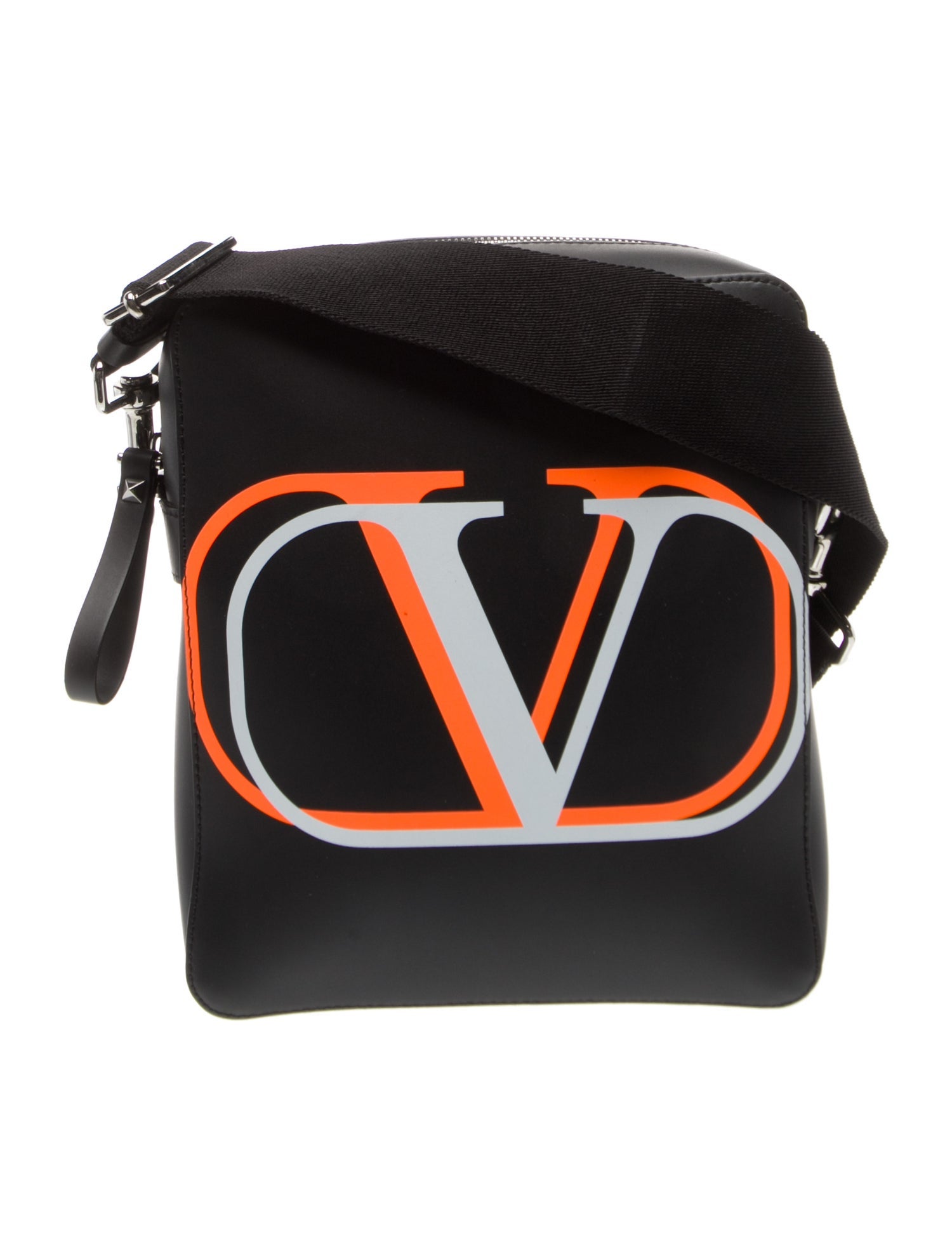 Valentino Leather Messenger Bag