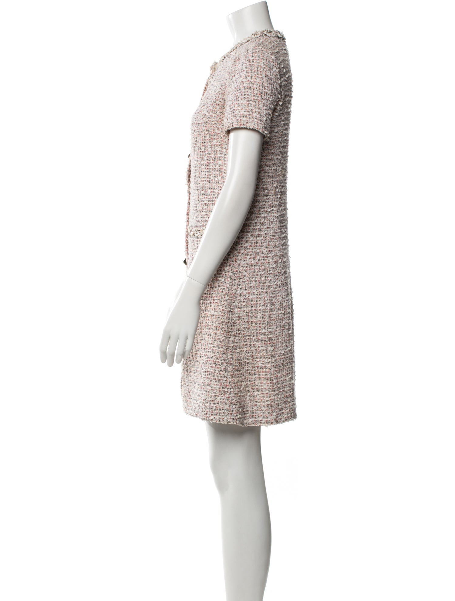 Valentino Mock Neck Mini Dress