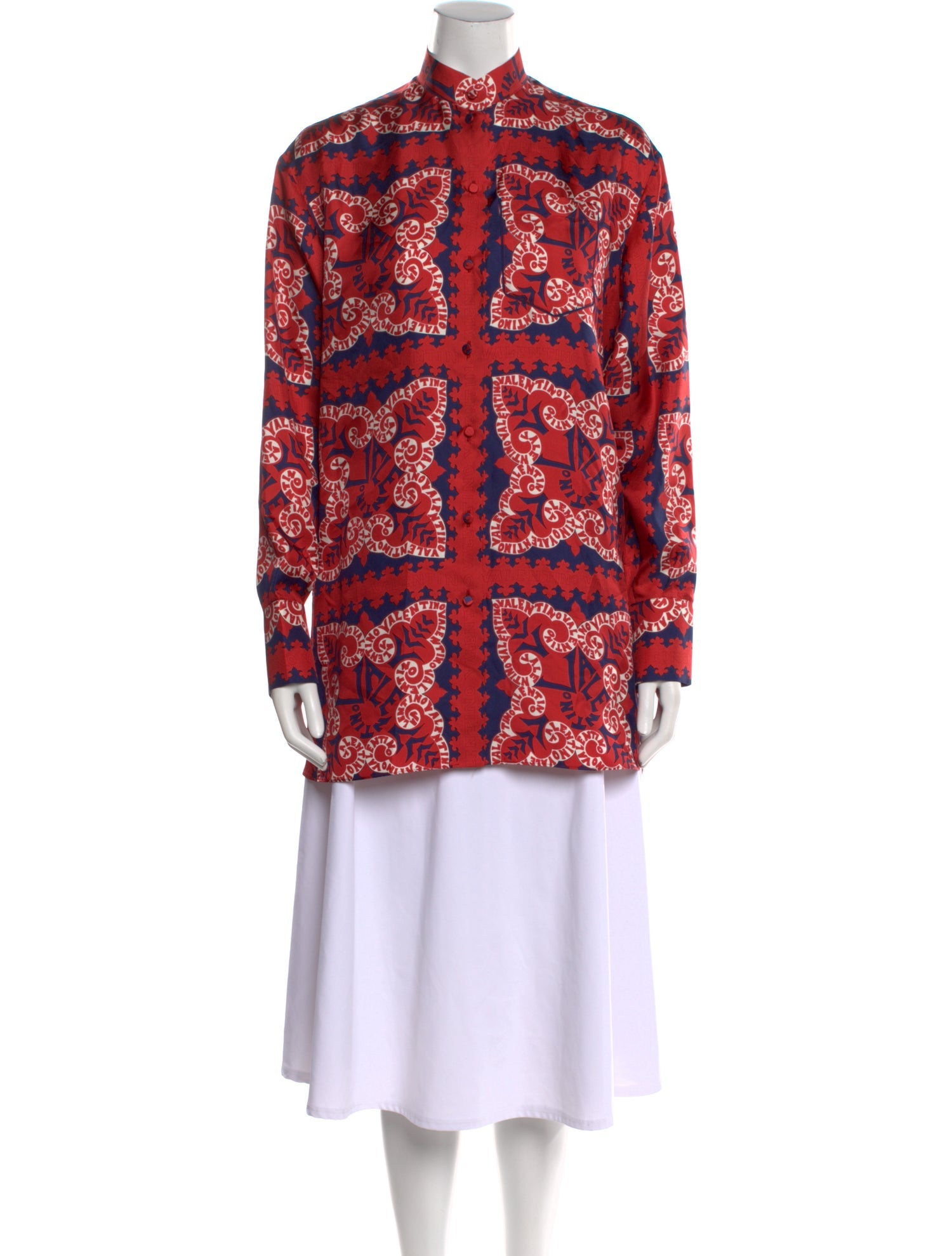 Valentino Silk Printed Tunic