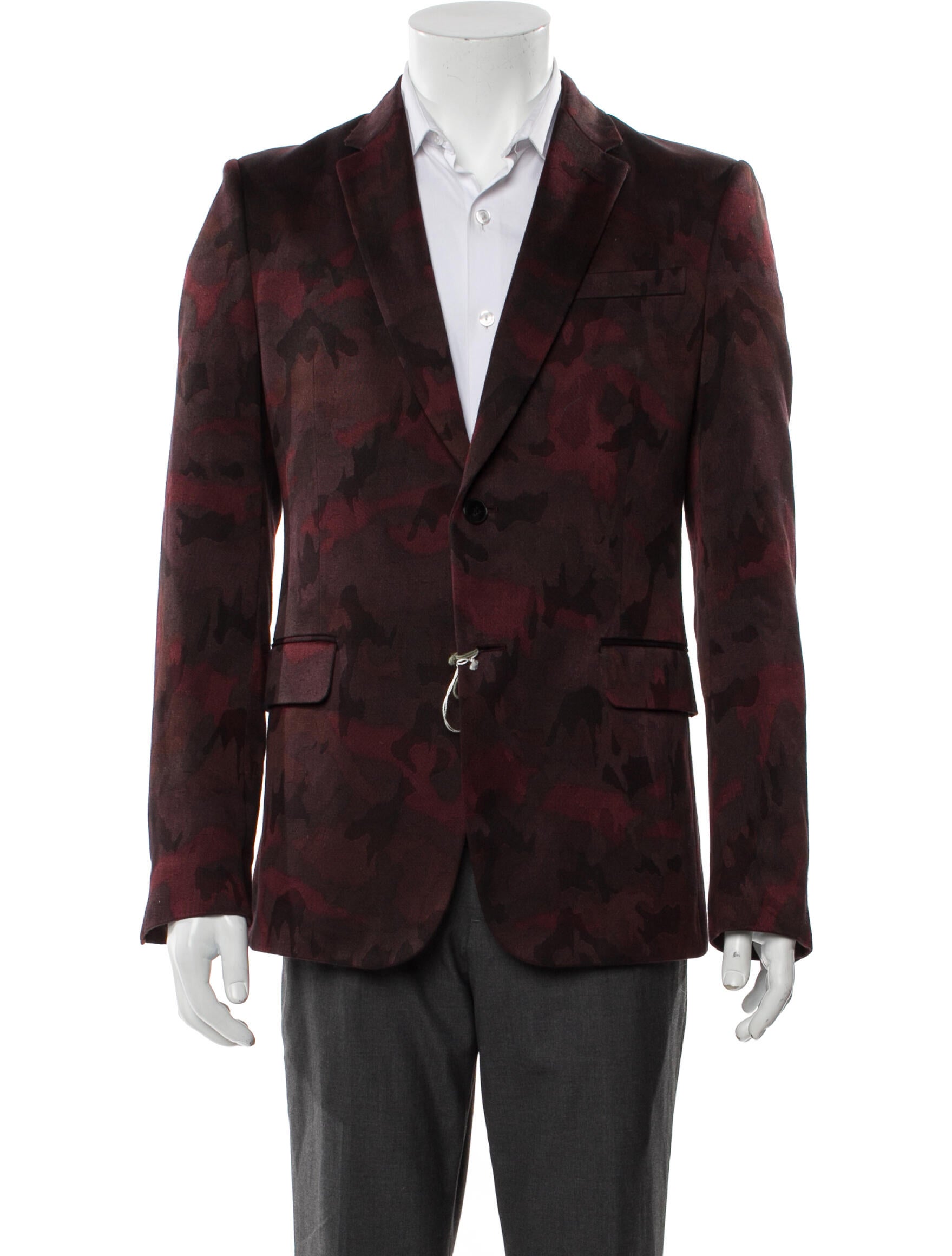 Valentino Camouflage Print Blazer w/ Tags