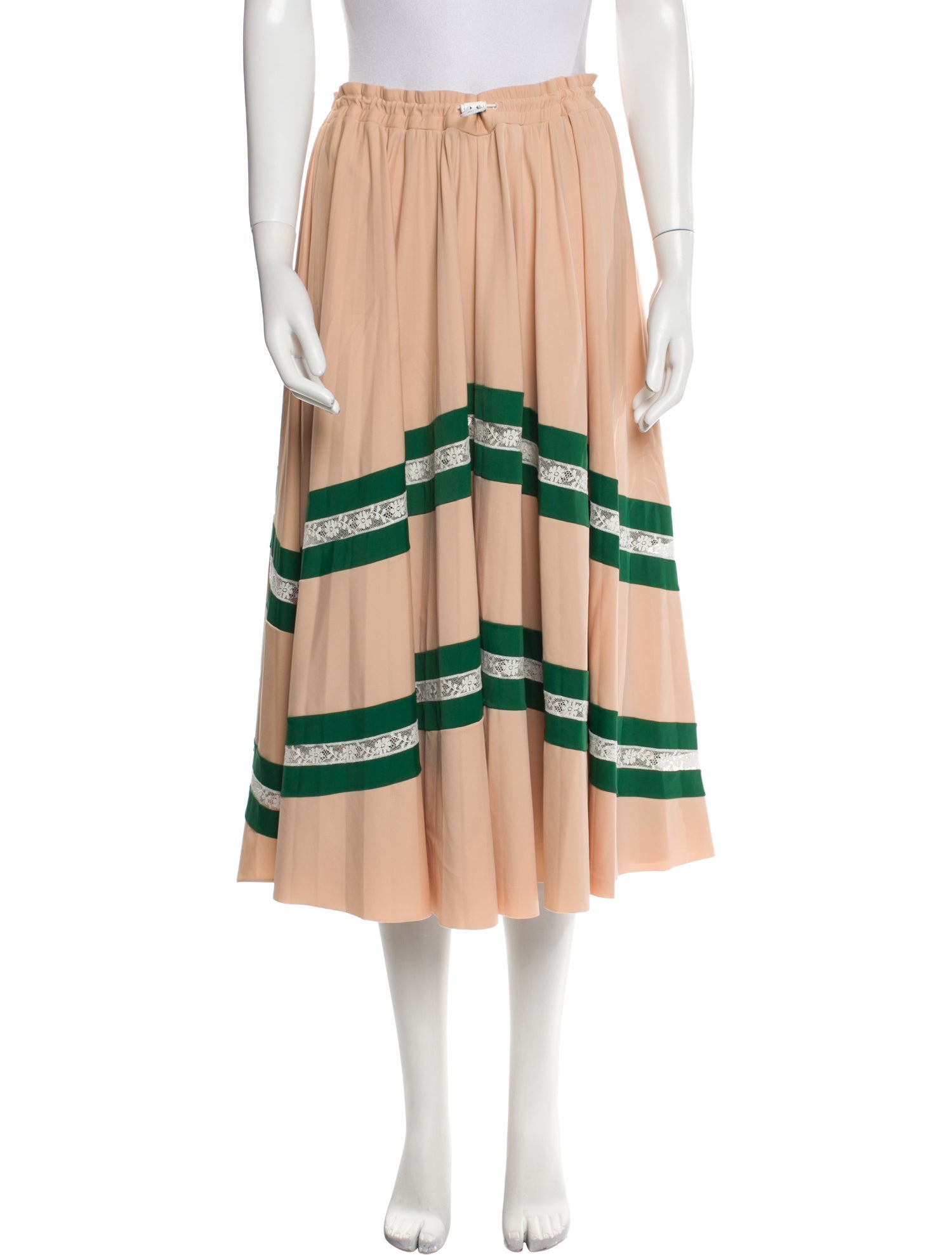 Valentino Nylon Midi Length Skirt