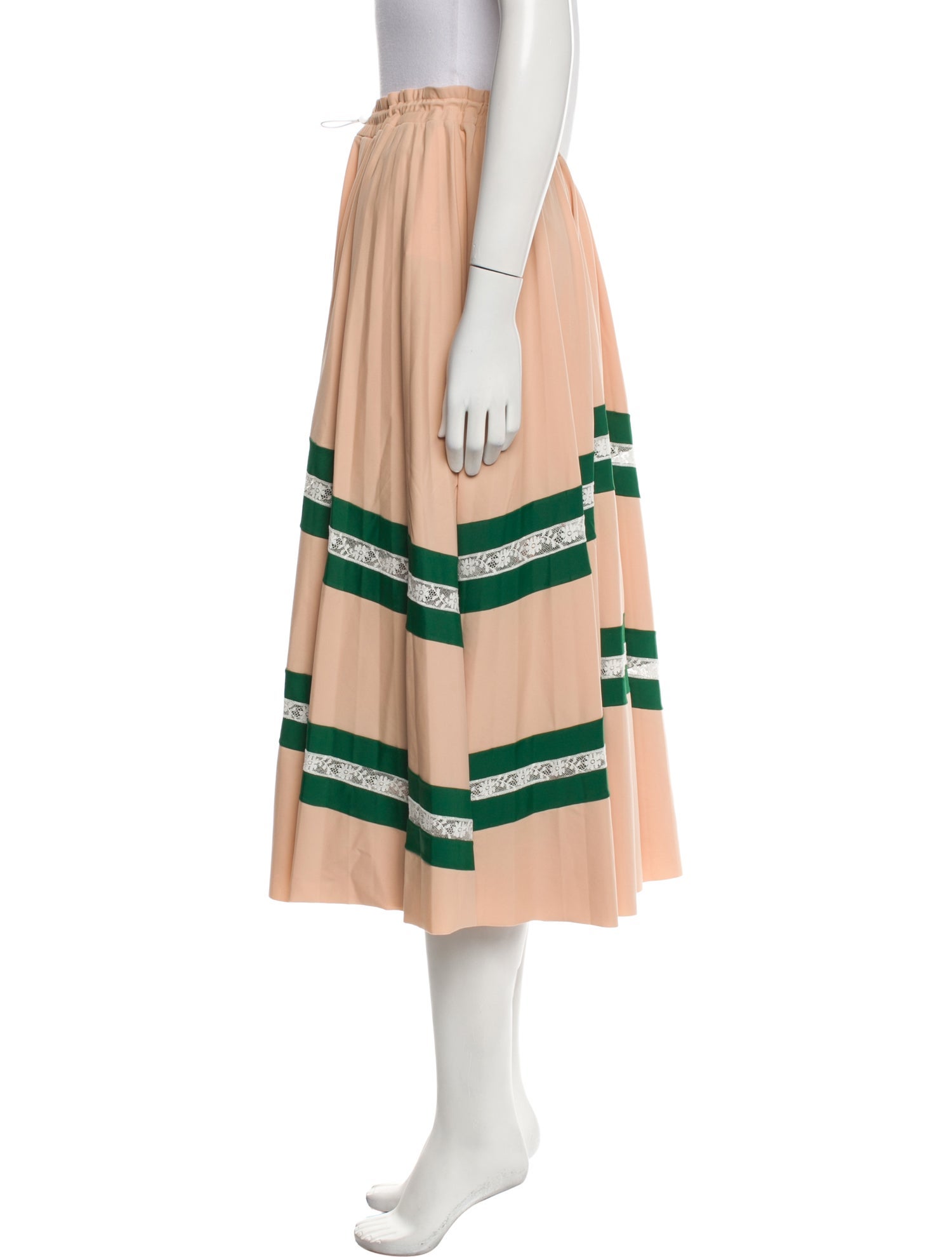 Valentino Nylon Midi Length Skirt