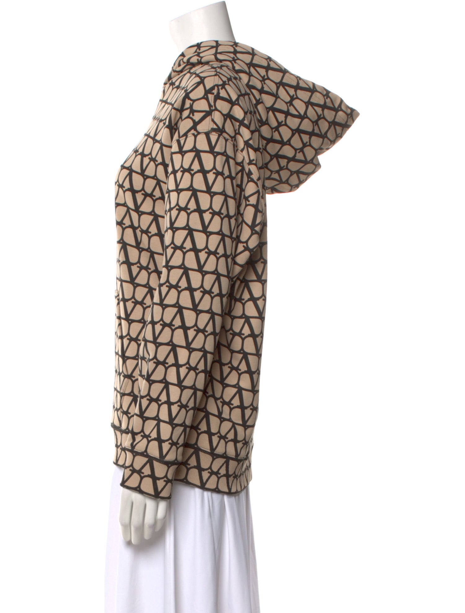 Valentino Printed V-Neck Sweatshirt