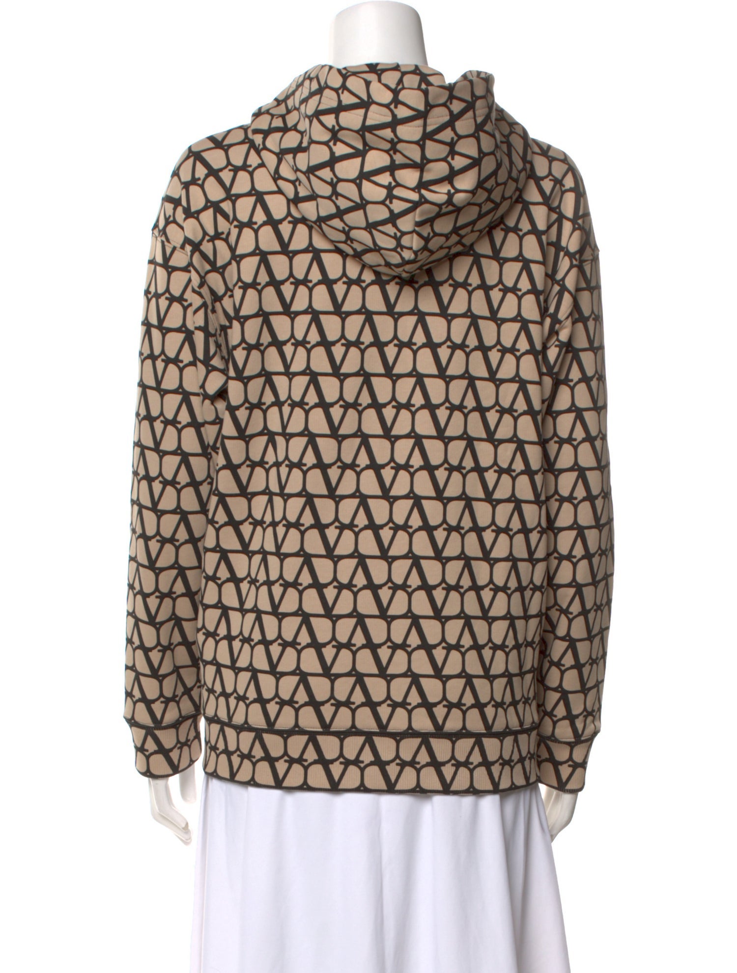 Valentino Printed V-Neck Sweatshirt