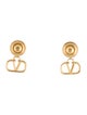 Valentino Crystal VLogo Signature Drop Earrings