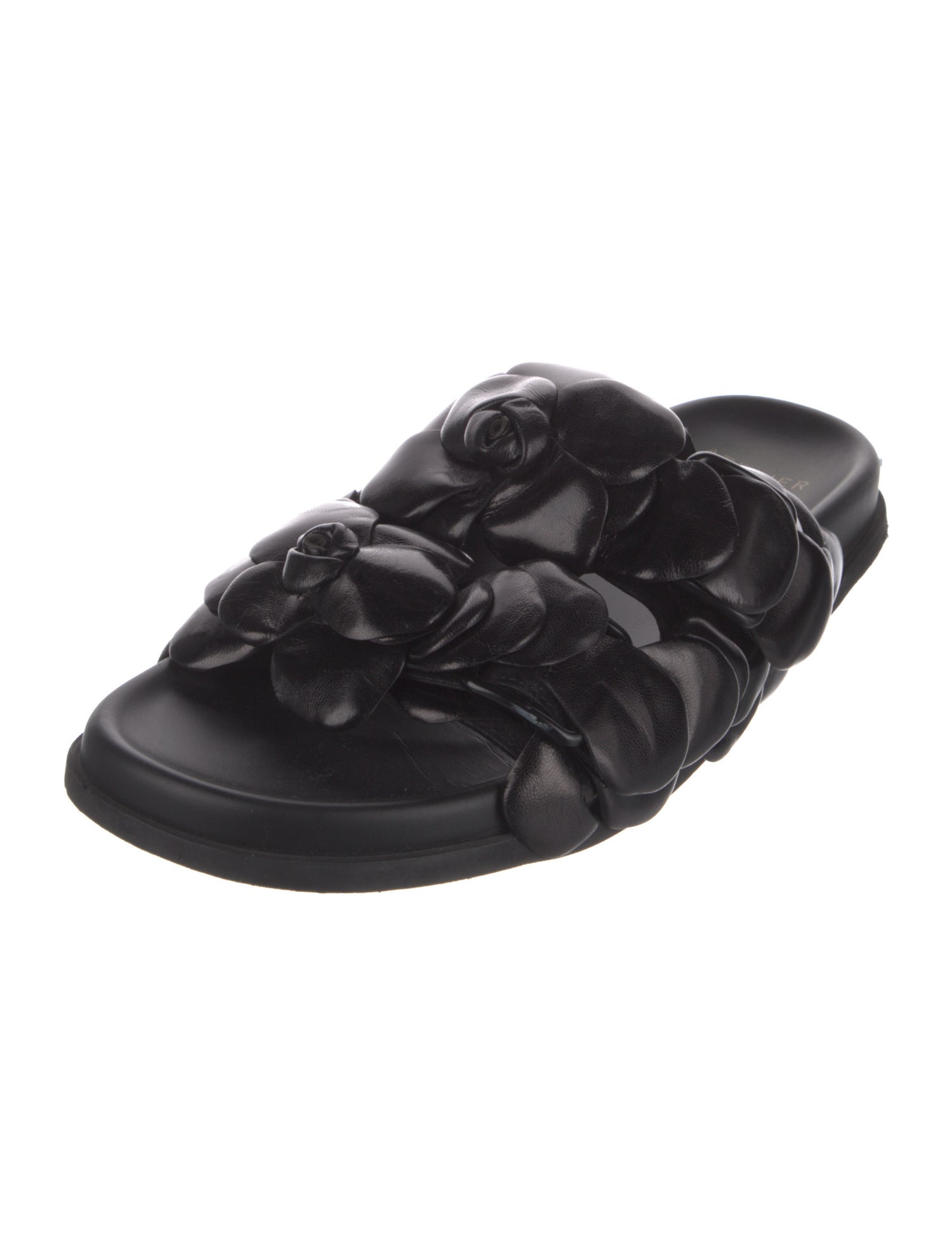 Valentino Leather Slides