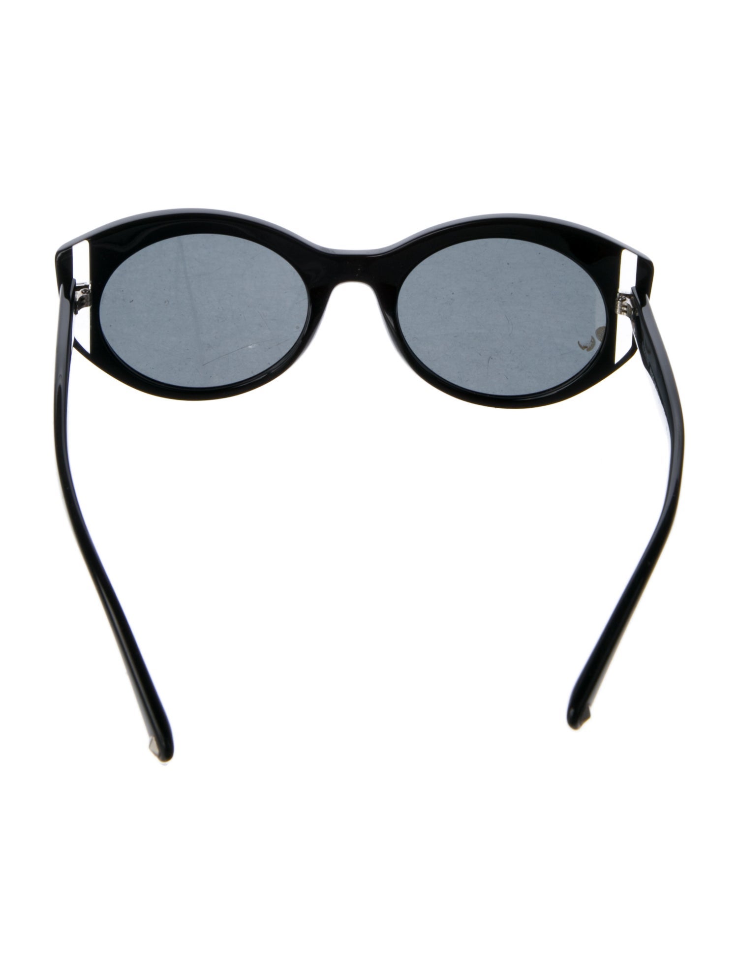 Valentino Rockstud Accents Round Sunglasses