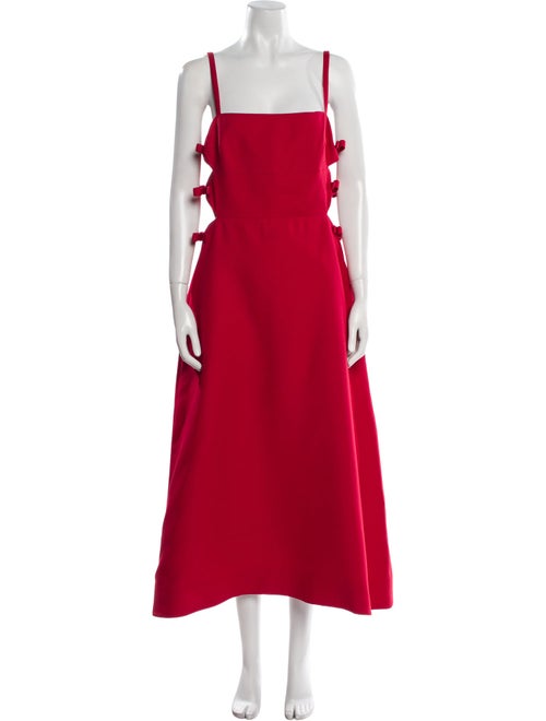 Valentino Virgin Wool Long Dress