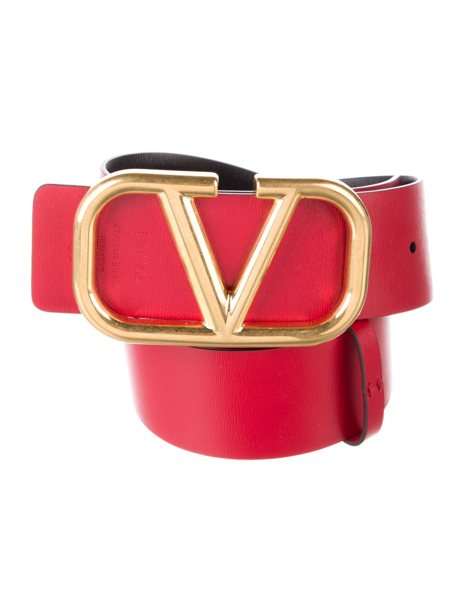 Valentino Signature Logo Leather Belt Kit w/ Tags