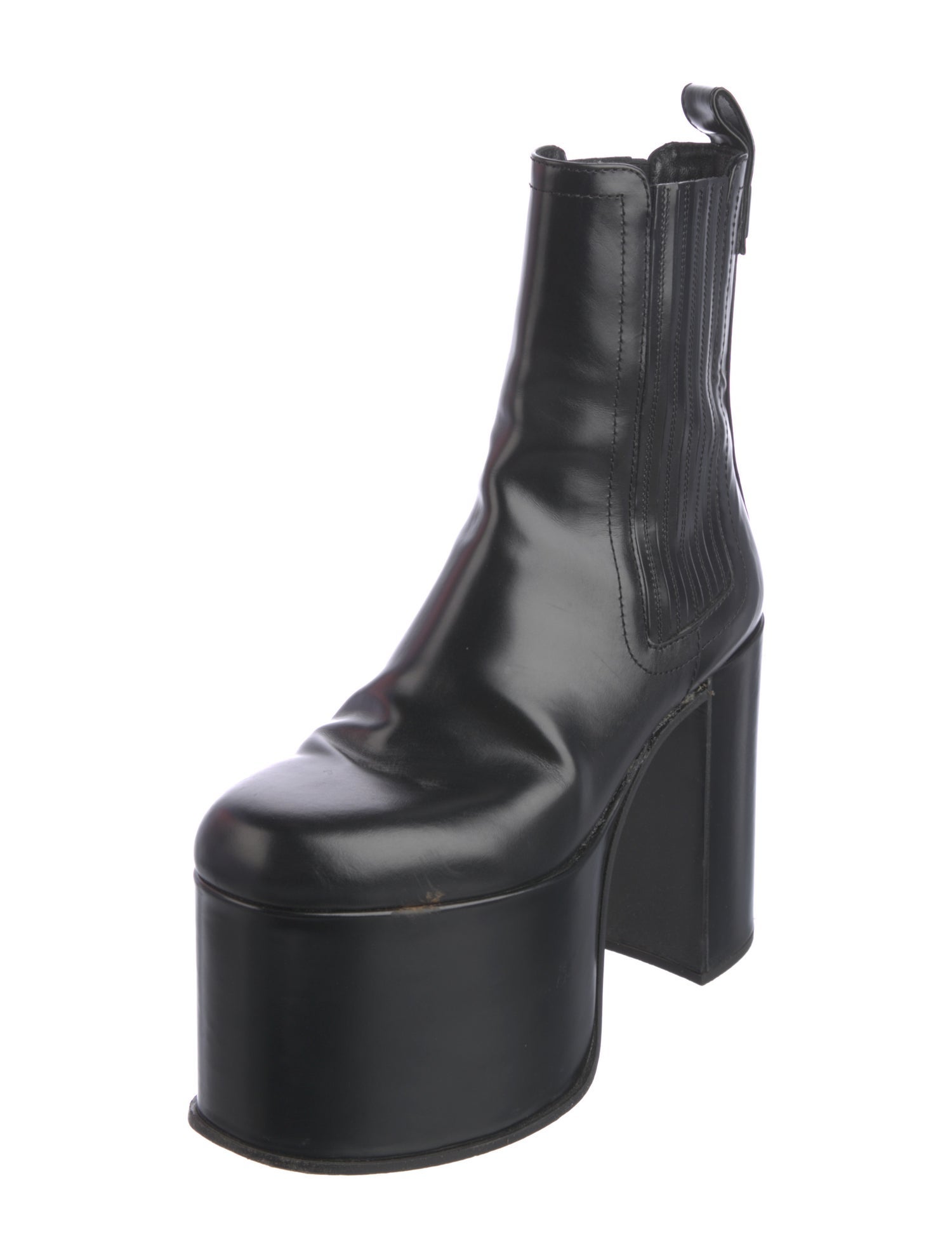 Valentino Leather Chelsea Boots