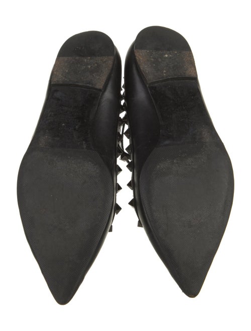 Valentino Rockstud Accents Leather Ballet Flats