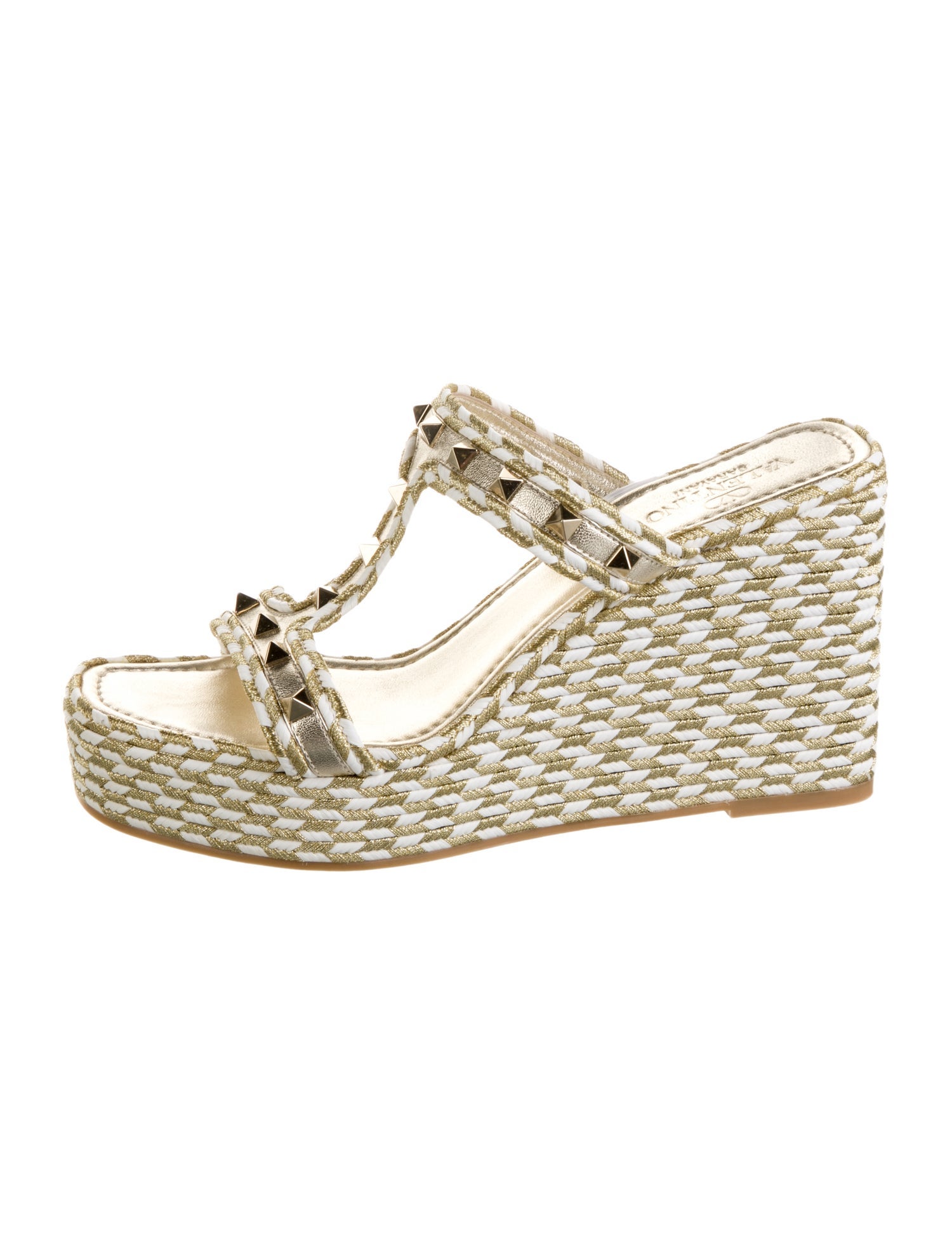 Valentino Rockstud Accents Studded Accents Espadrilles