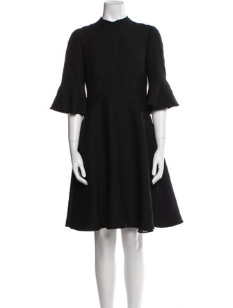 Valentino Virgin Wool Knee-Length Dress
