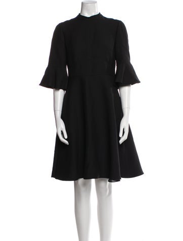 Valentino Dresses Virgin Wool Knee-Length Dress S