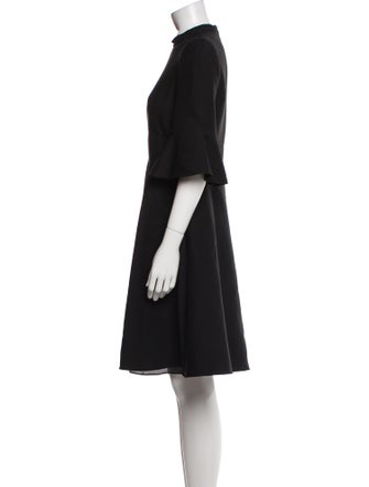 Valentino Virgin Wool Knee-Length Dress