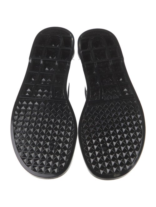 Valentino Rubber Cutout Accent Slides