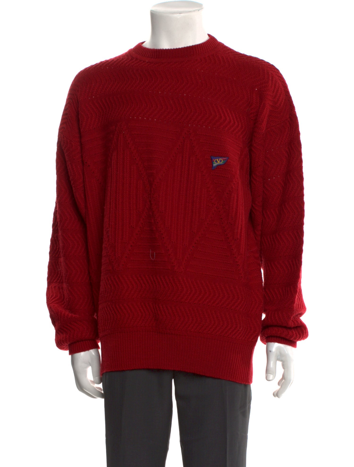 Valentino Wool Crew Neck Pullover