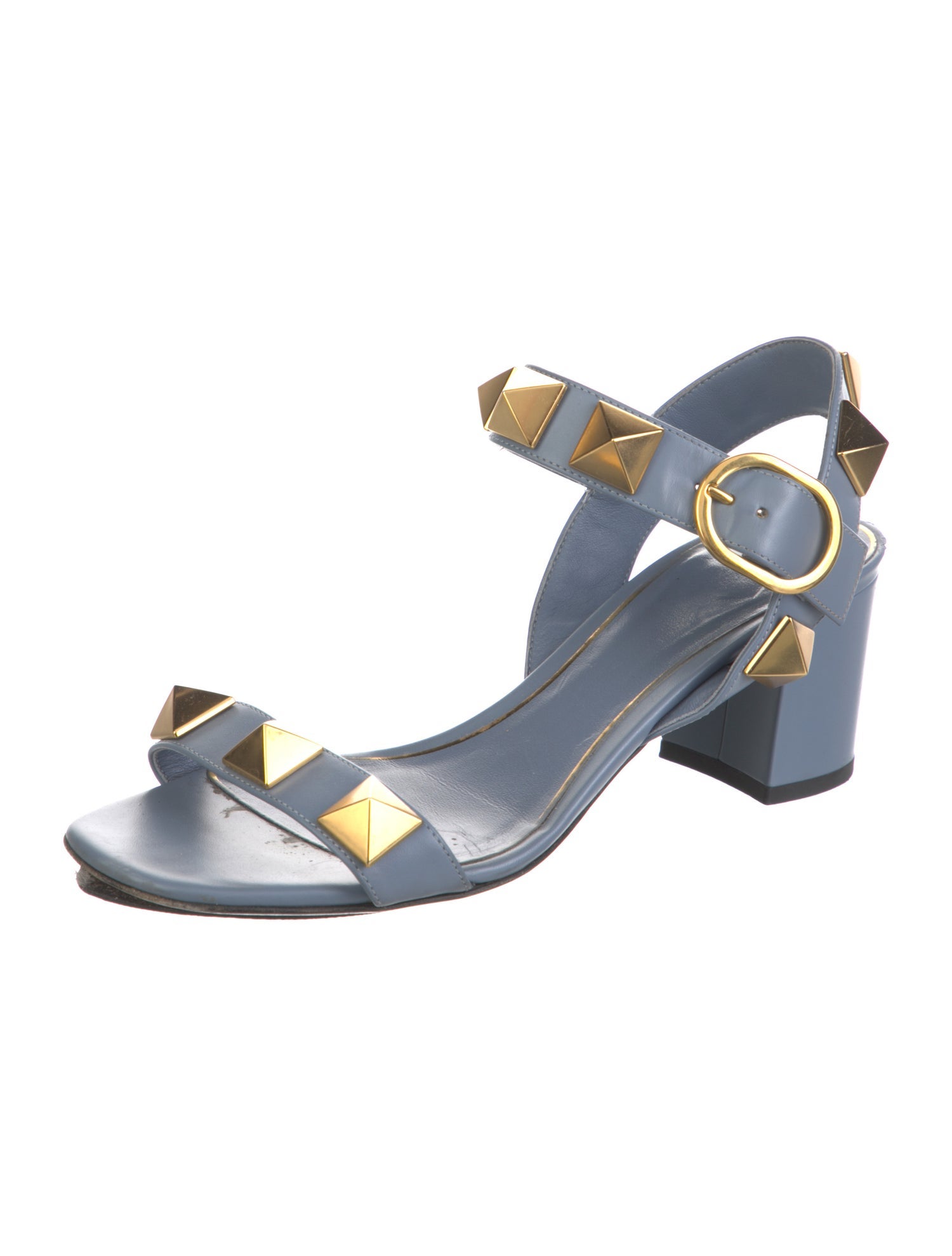 Valentino Rockstud Accents Leather Sandals