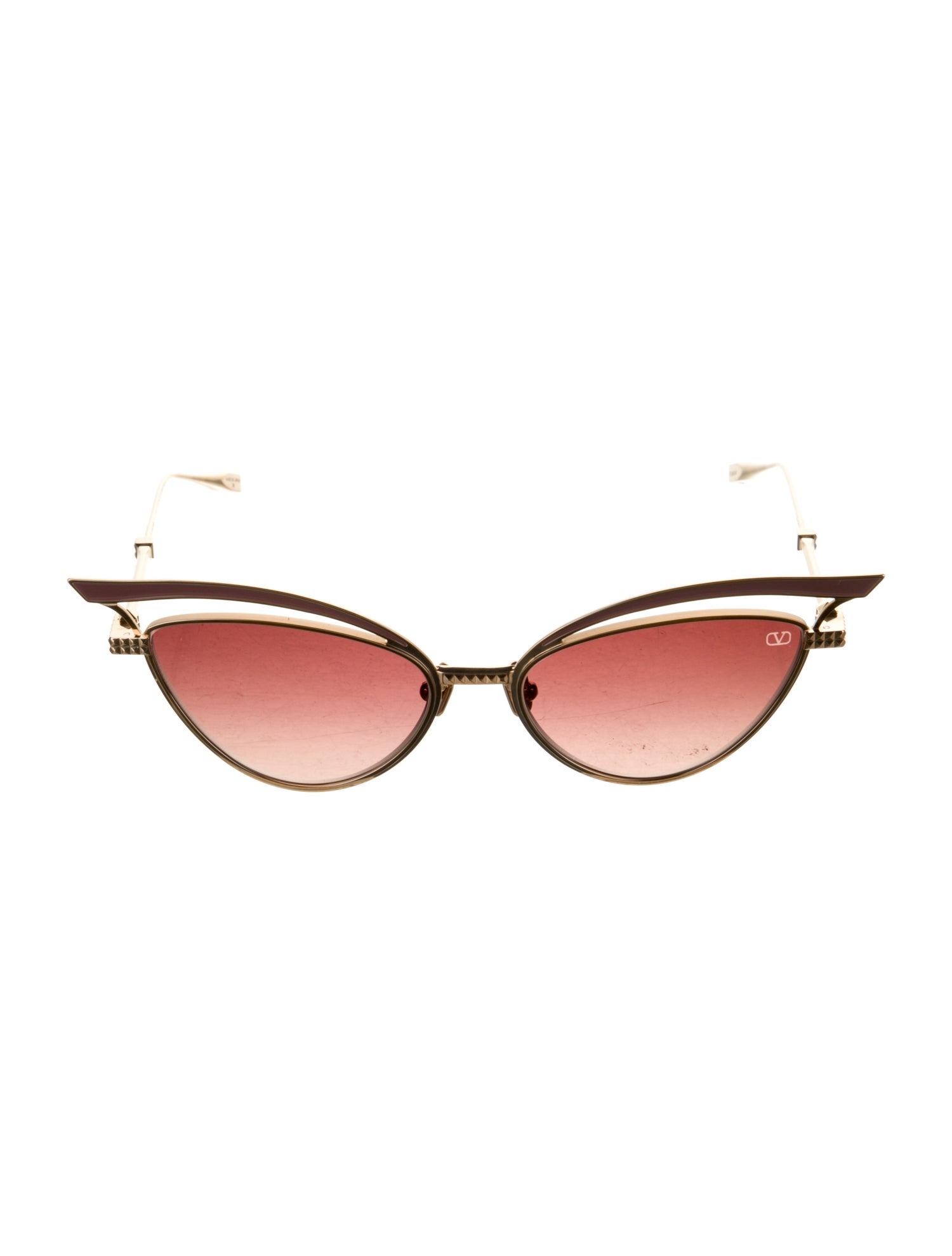Valentino Cat-Eye Tinted Sunglasses