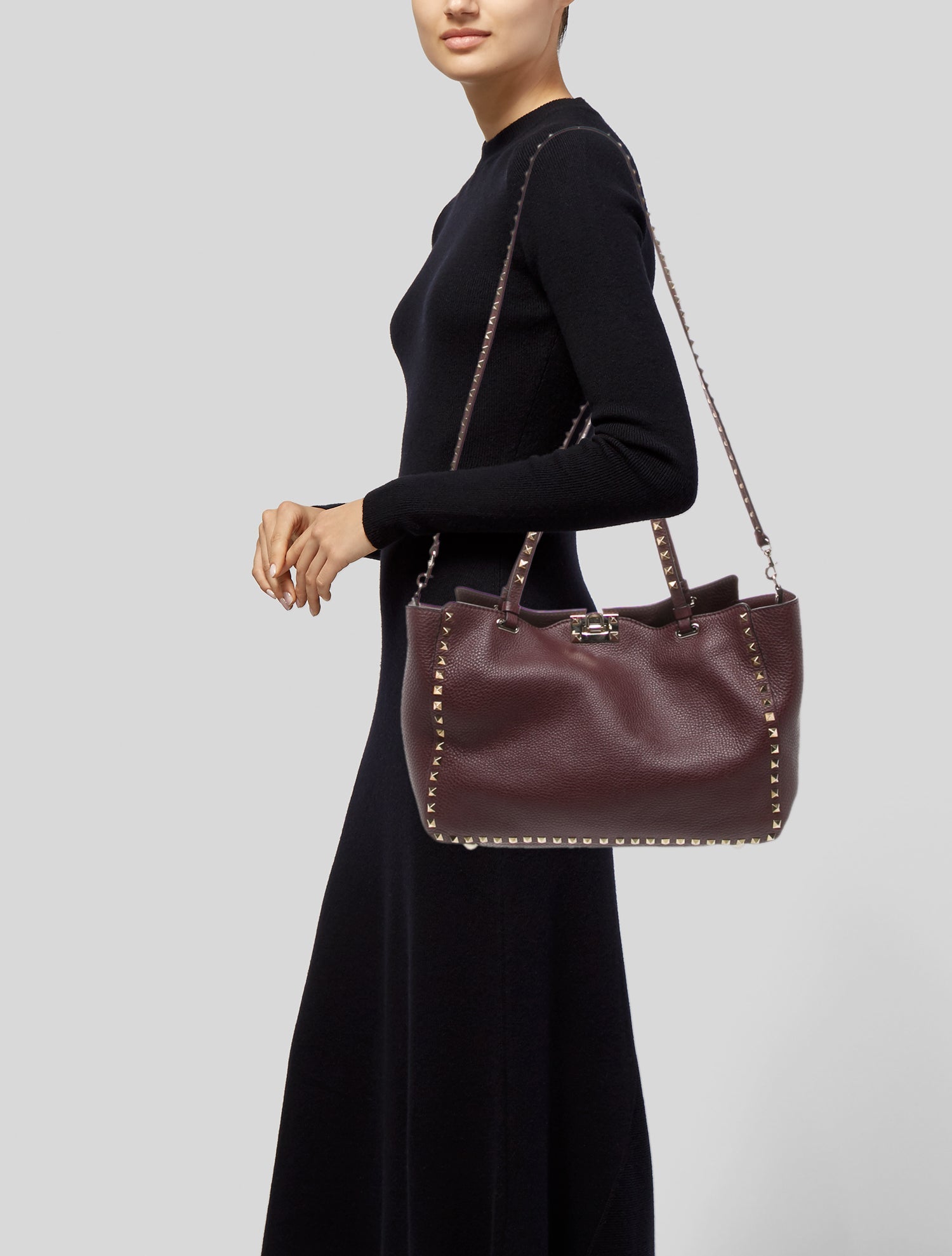 Valentino Rockstud Rockstud Tote