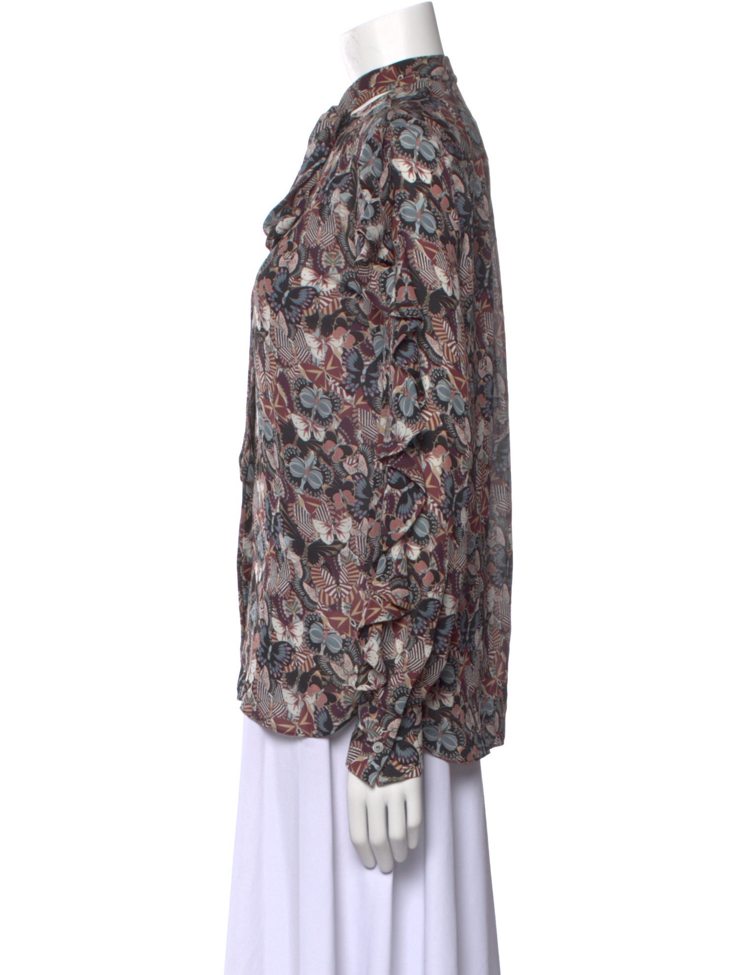 Valentino Silk Printed Blouse