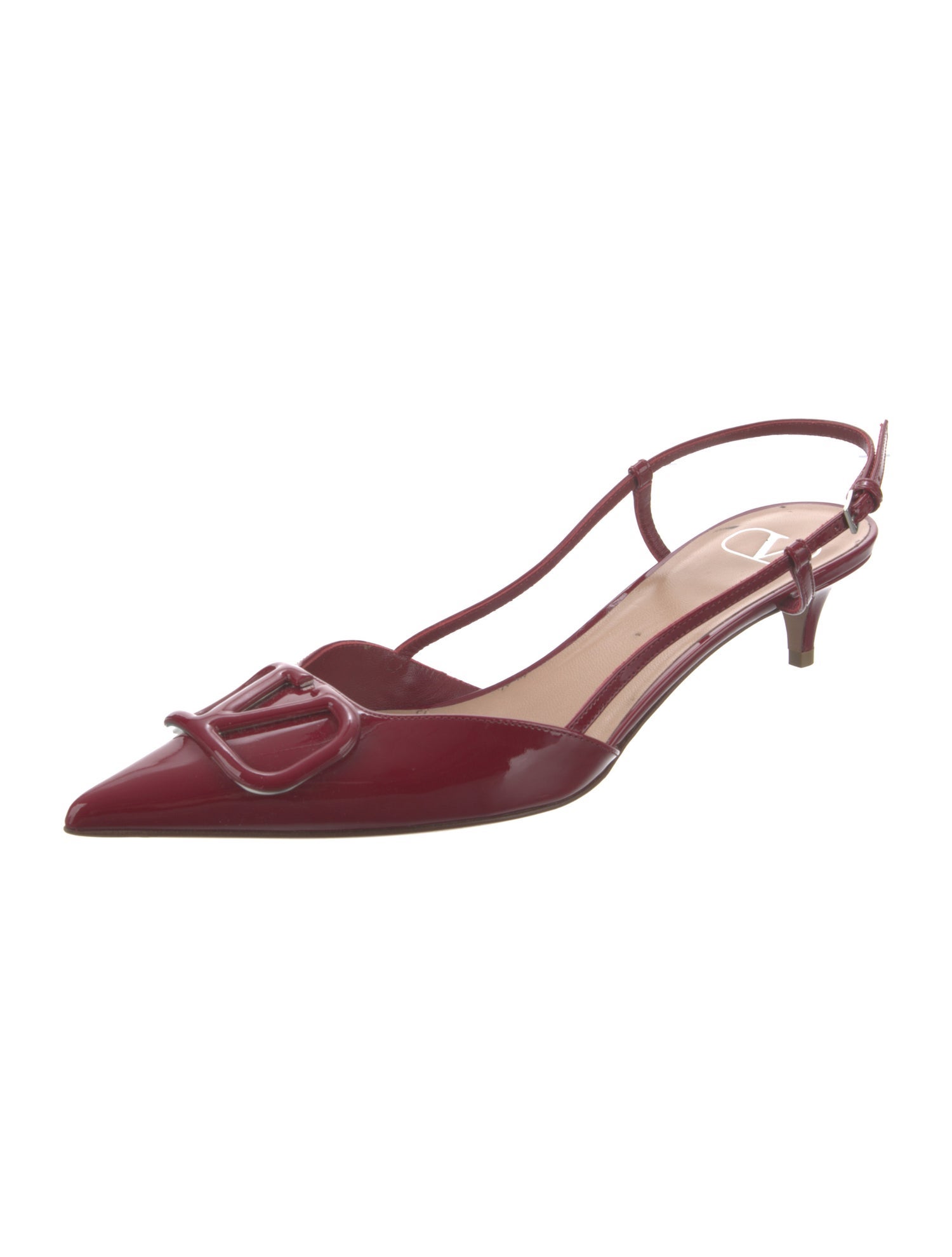 Valentino Patent Leather Slingback Pumps
