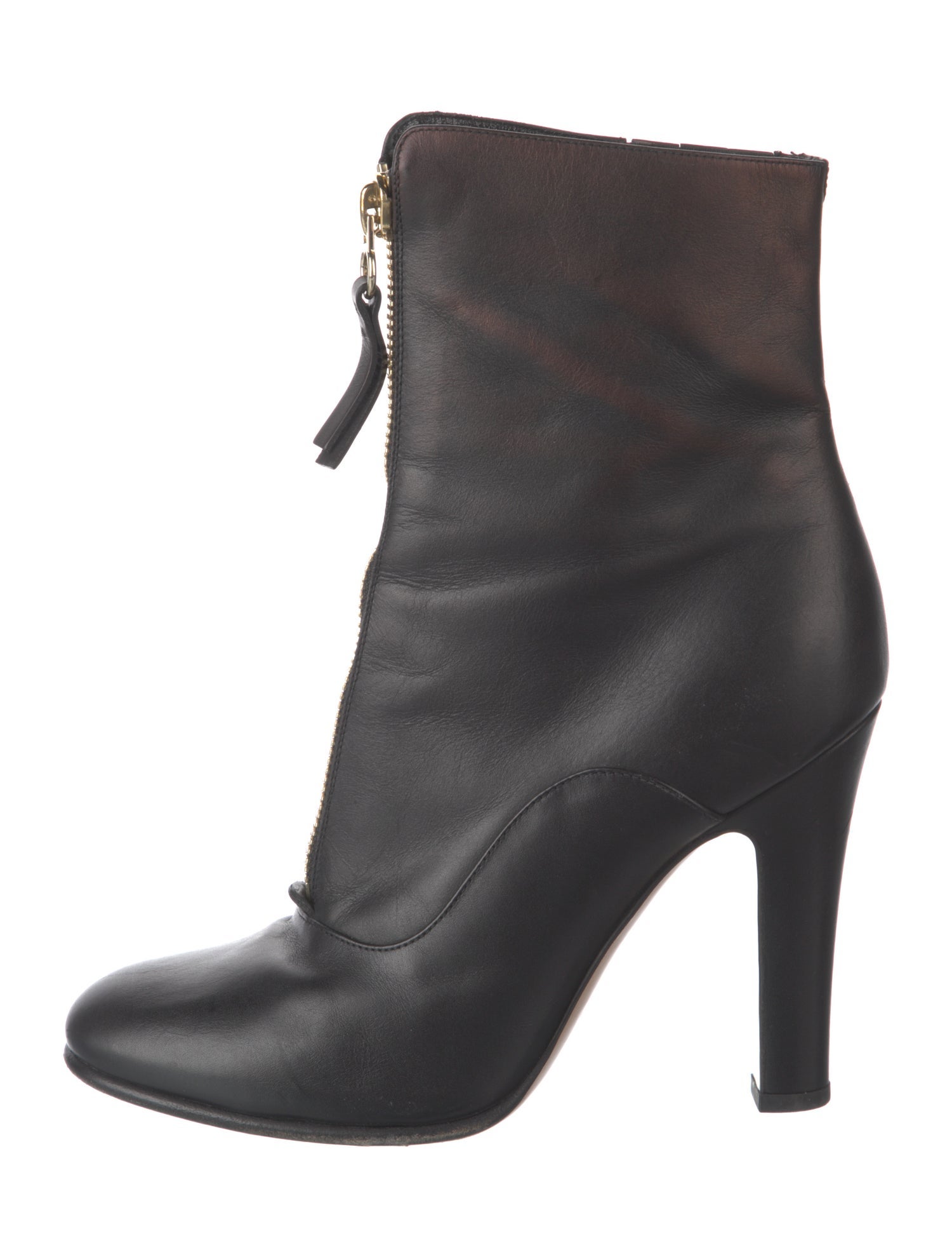 Valentino Leather Lace-Up Boots