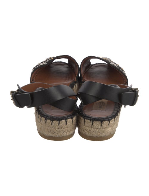 Valentino Suede Patterned Espadrilles
