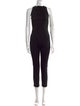 Valentino Virgin Wool Cowl Neck Jumpsuit