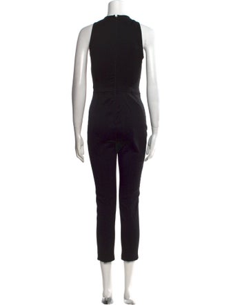 Valentino Virgin Wool Cowl Neck Jumpsuit