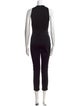 Valentino Virgin Wool Cowl Neck Jumpsuit
