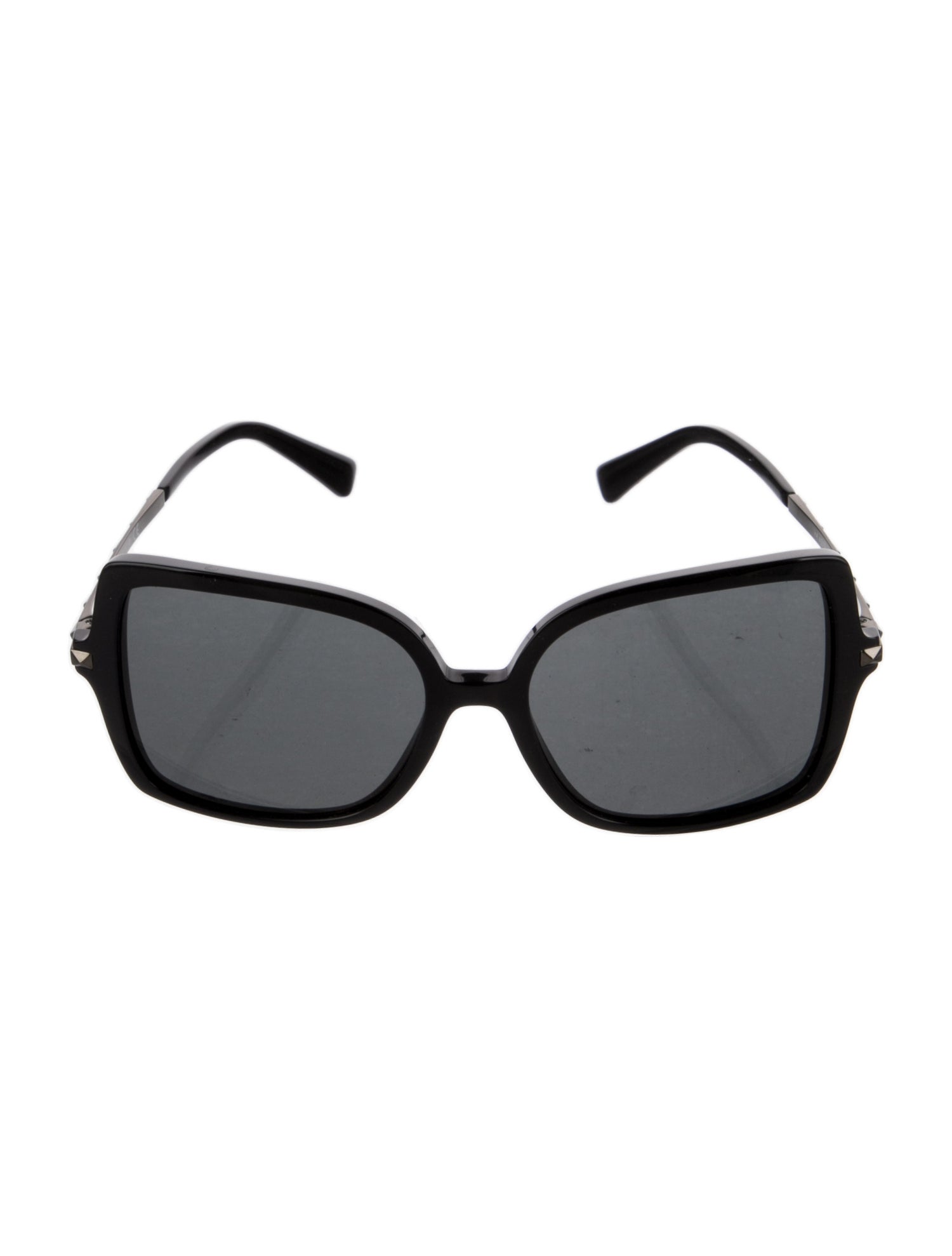 Valentino Rockstud Accents Square Sunglasses
