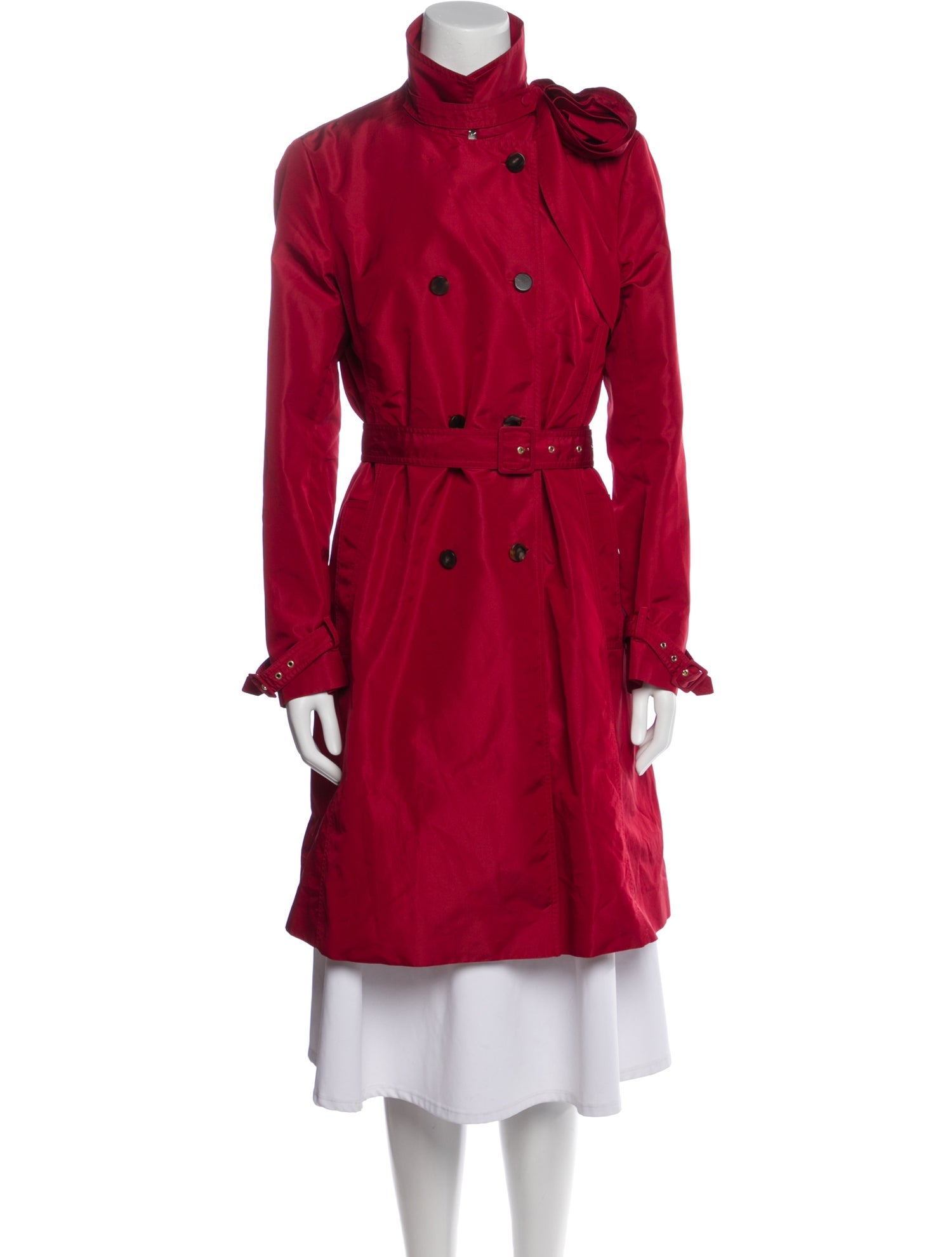 Valentino Silk Trench Coat