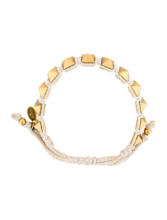 Valentino Rockstud Cord Adjustable Bracelet