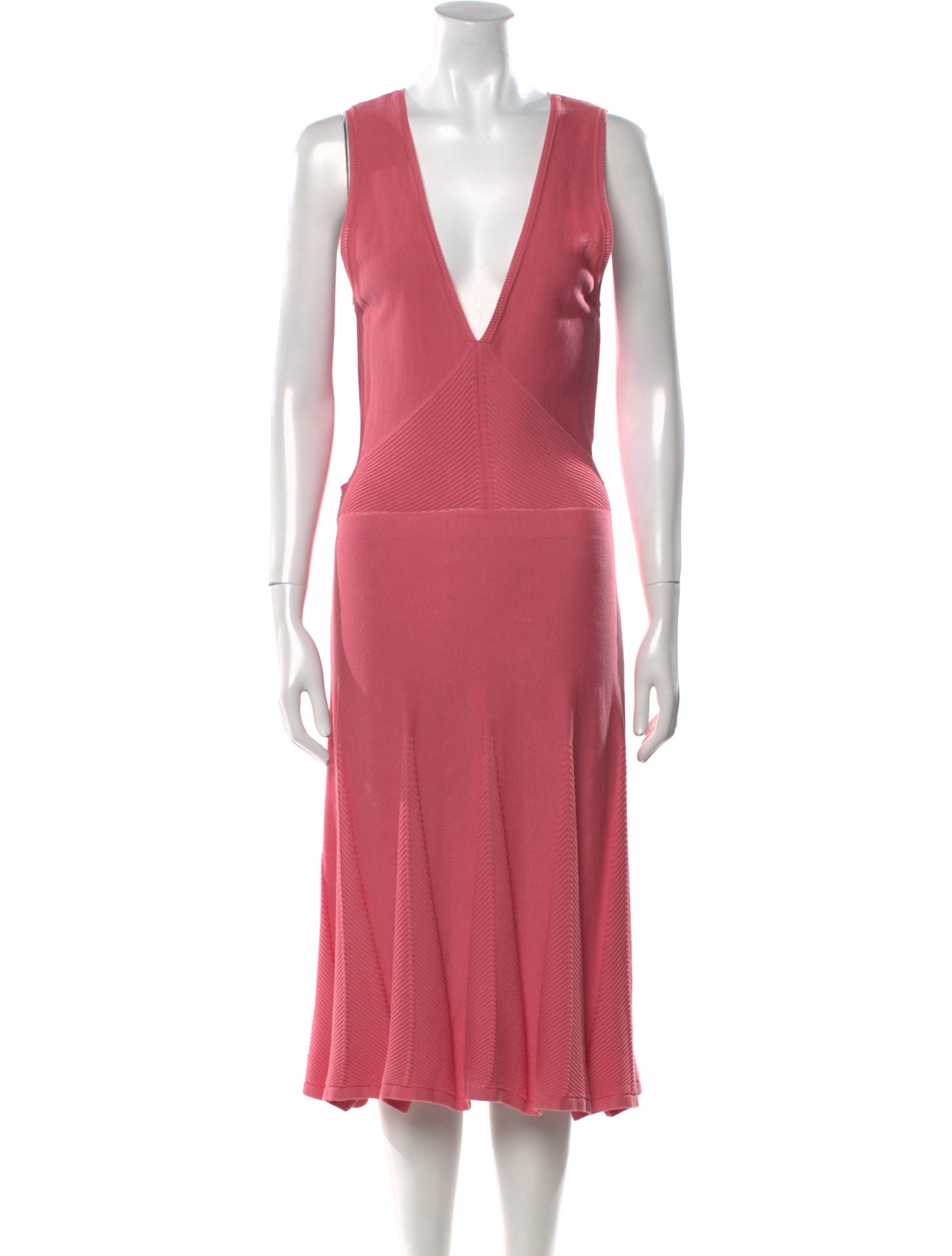 Valentino V-Neck Midi Length Dress