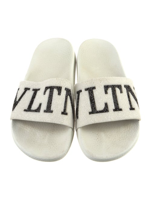 Valentino Crystal Printed Slides