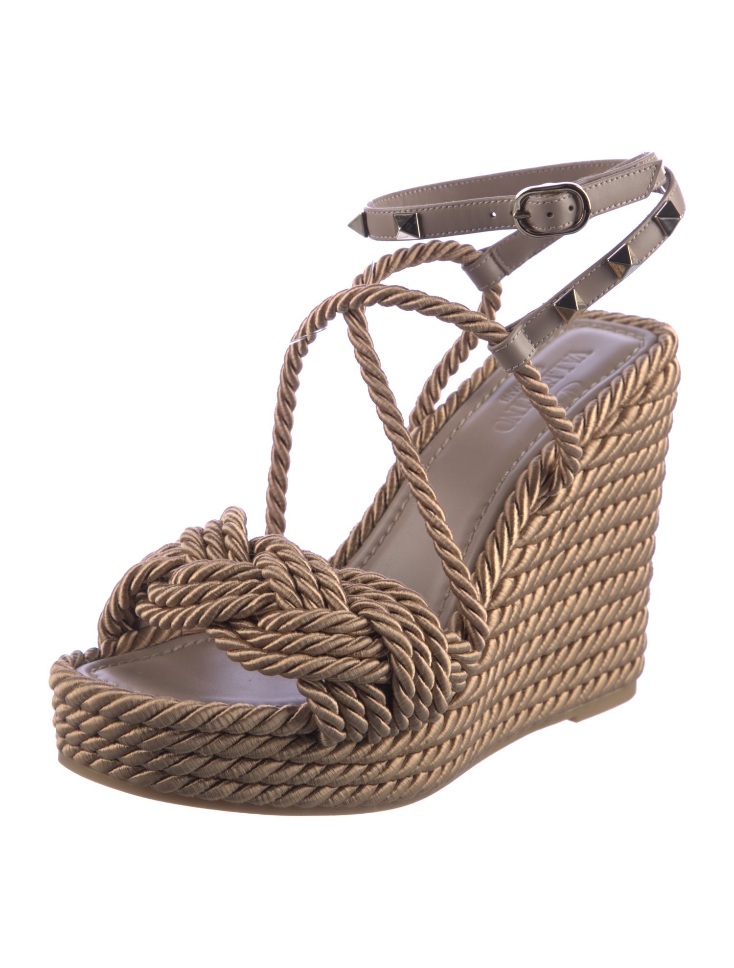 Valentino Rockstud Accents Studded Accents Espadrilles