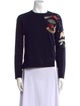 Valentino Wool Graphic Print Sweater