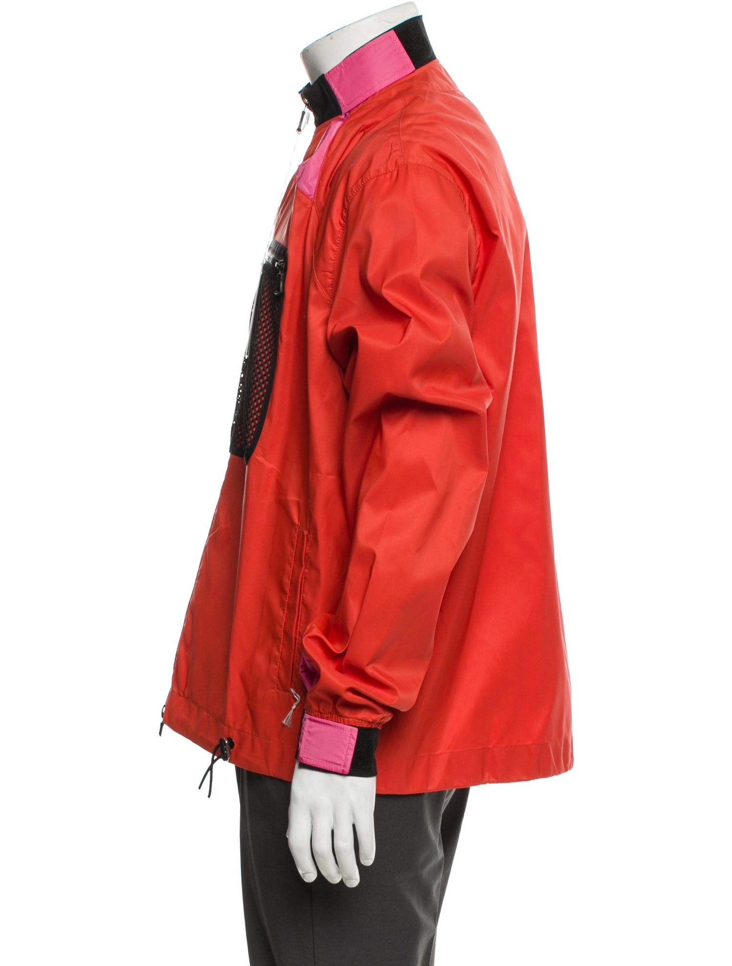 Valentino Colorblock Pattern Windbreaker