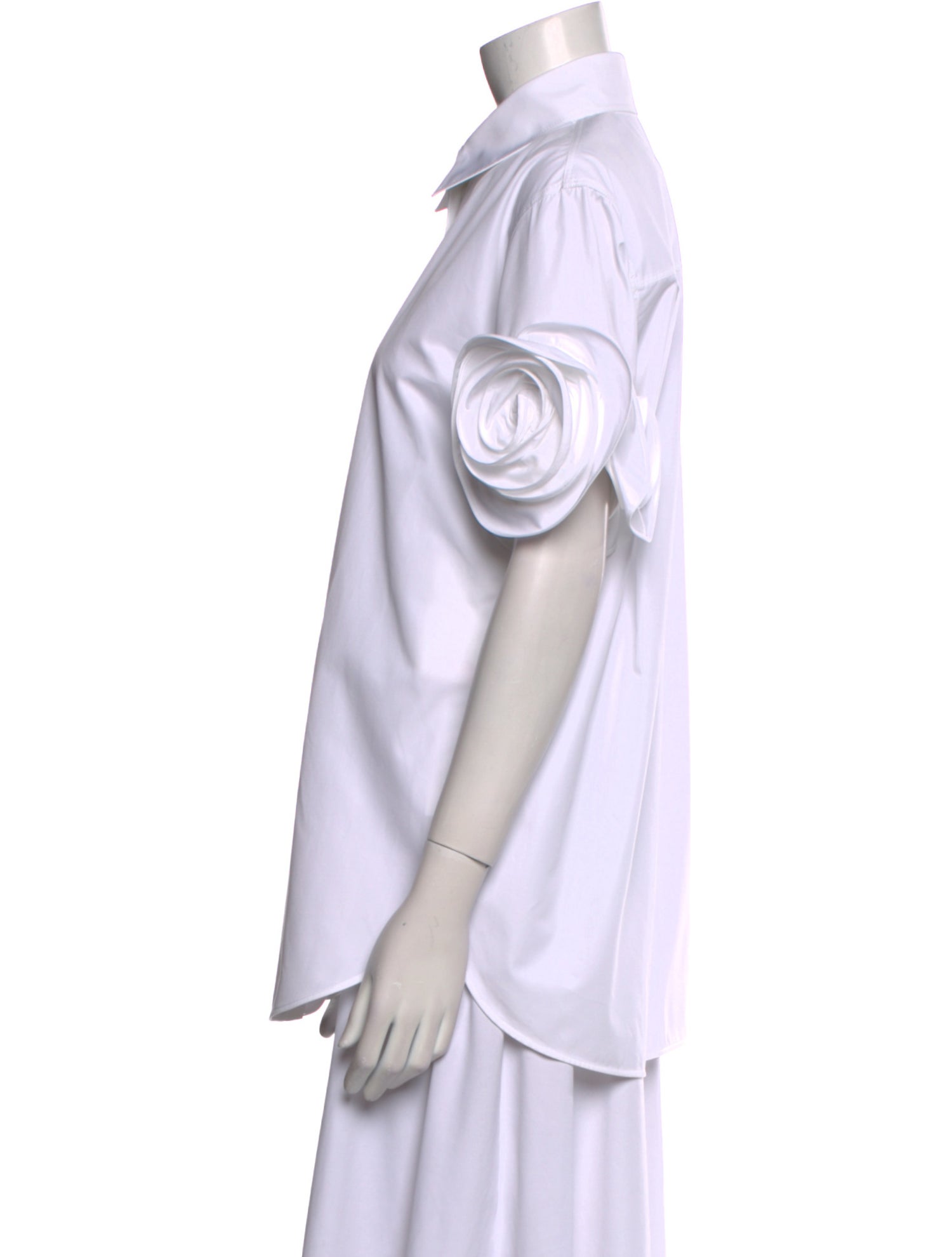 Valentino Short Sleeve Button-Up Top w/ Tags