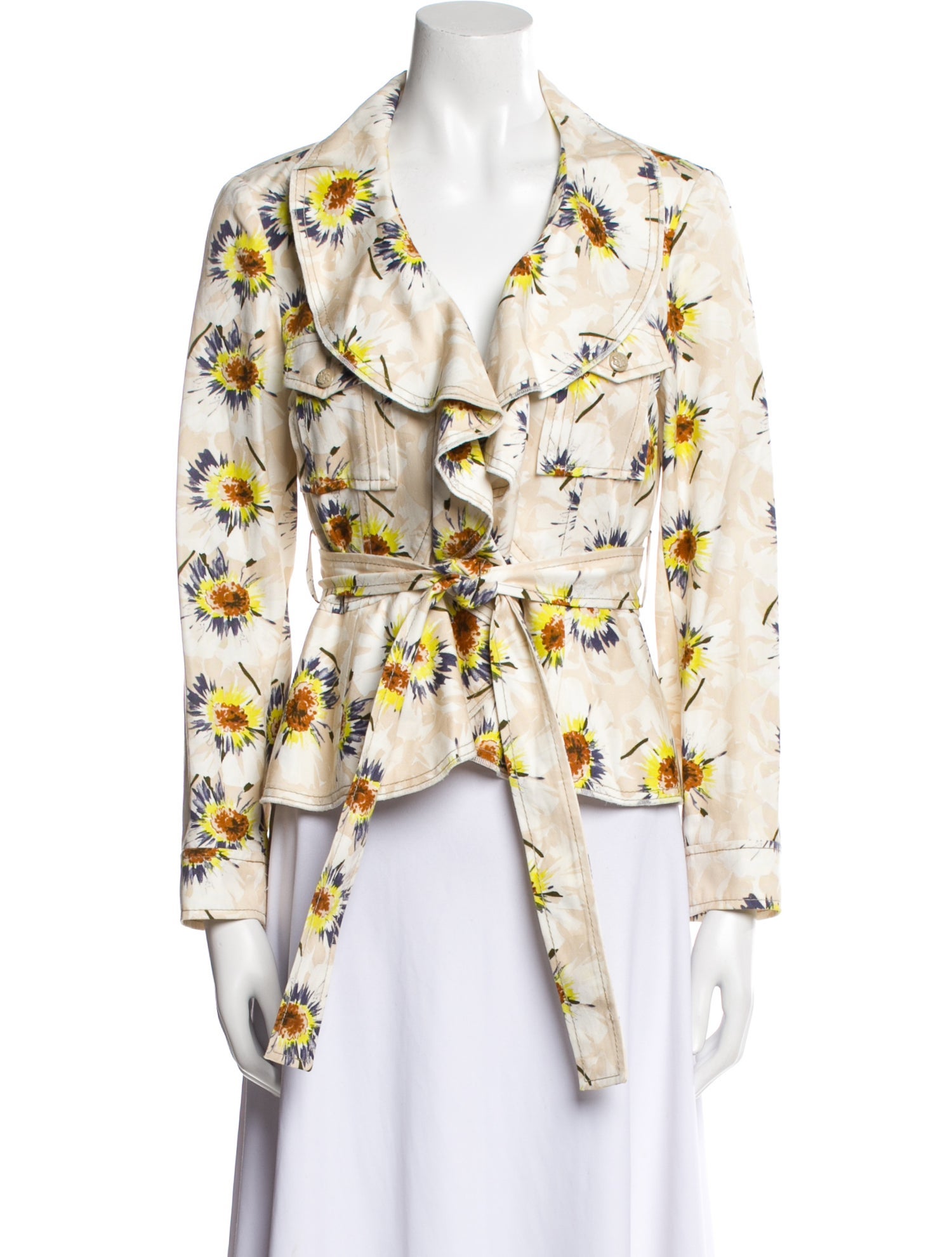 Valentino Floral Print Blazer
