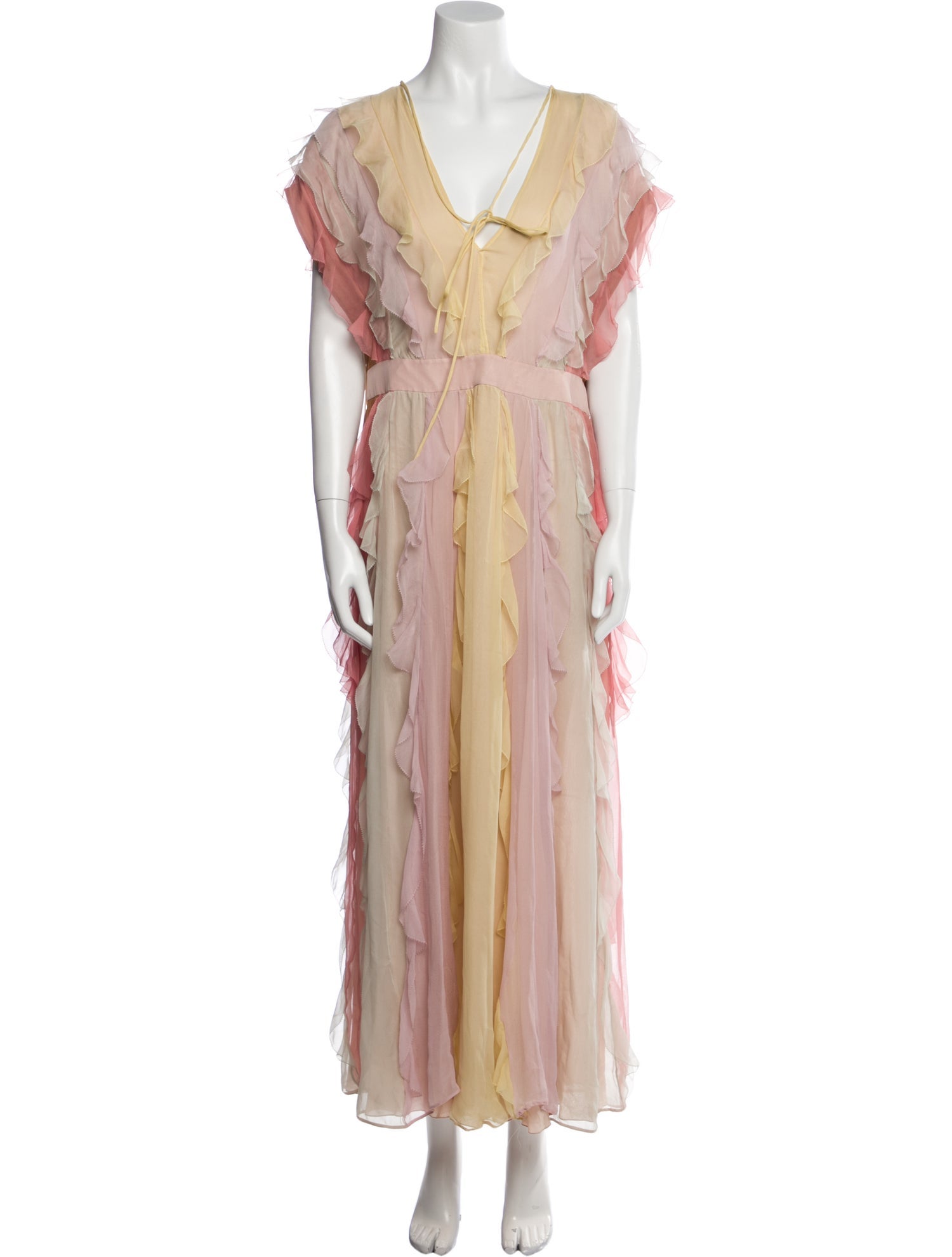 Valentino Silk Long Dress