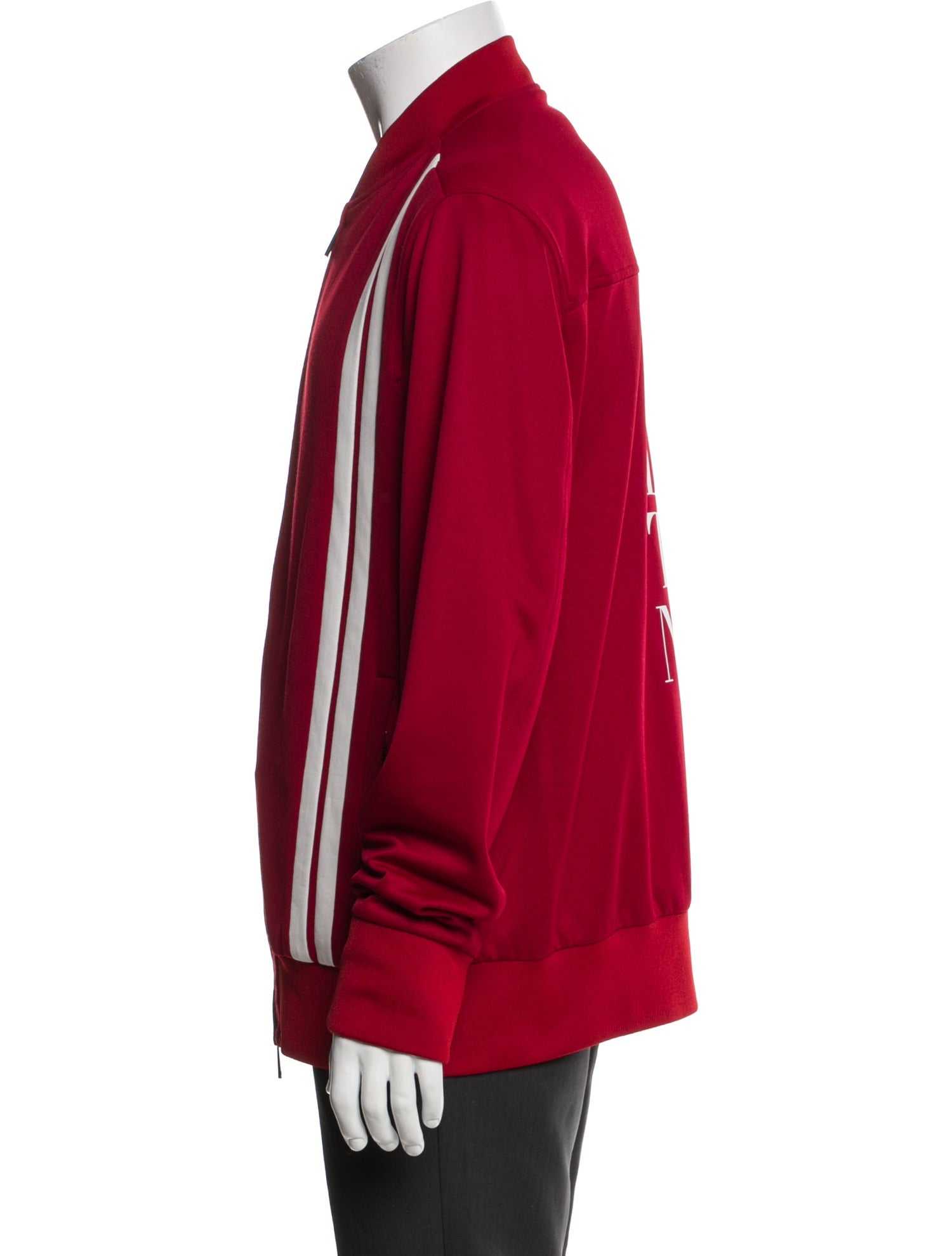 Valentino Striped Bomber Jacket