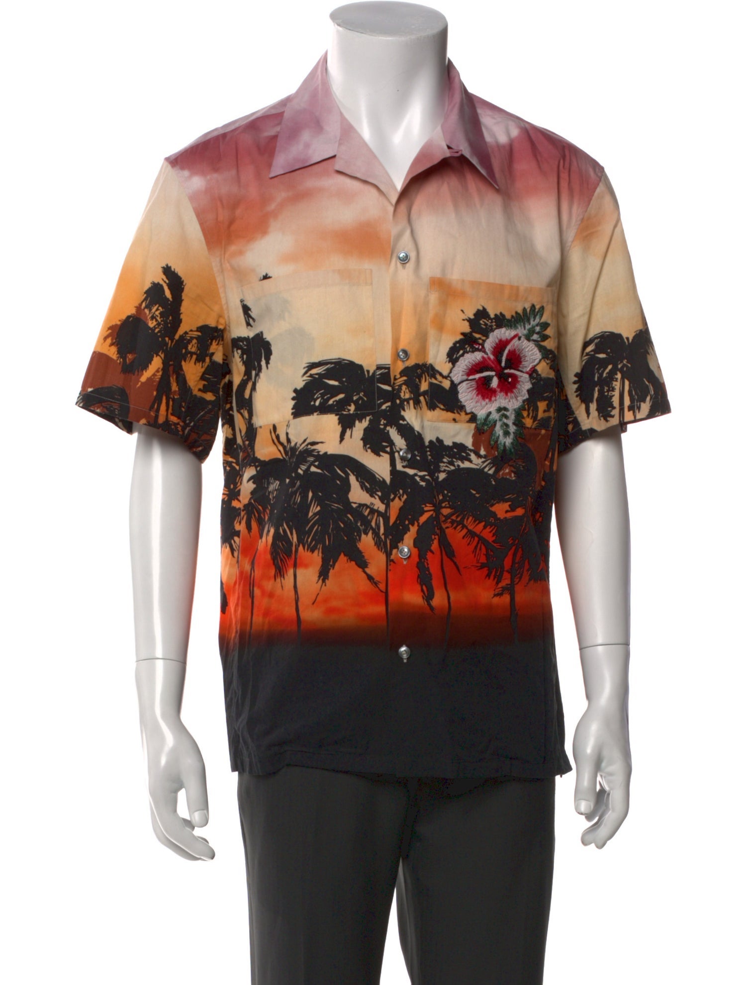 Valentino Printed Long Sleeve Shirt