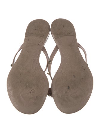 Valentino Rockstud Accents Rubber Slides